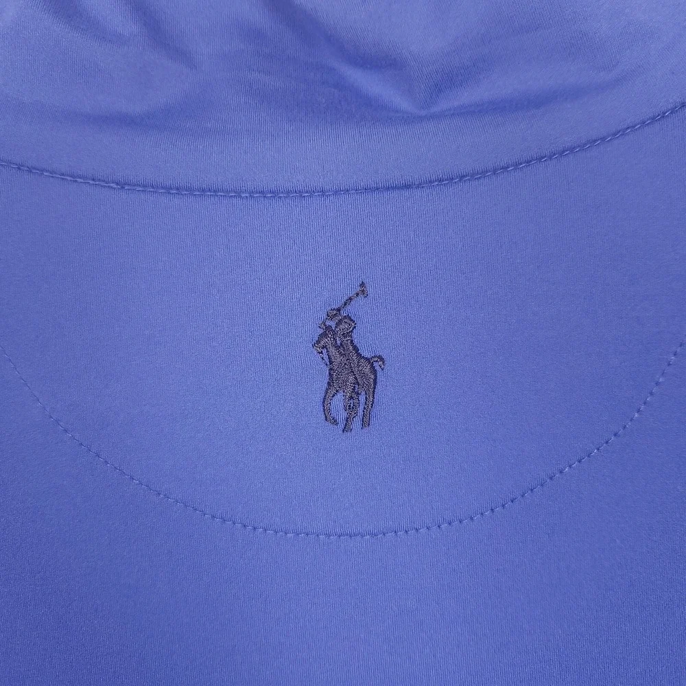 Polo Ralph Lauren Shirt Womens Large Blue Quarter Zip Golf‎ Preppy Pullover